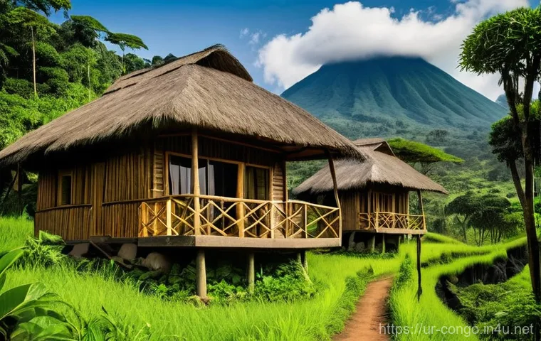 콩고 공화국 관광객을 위한 숙박 옵션 - **Prompt 1: Luxurious City Escape in Kinshasa**
    "A vibrant, upscale scene inside a luxurious 5-s...
